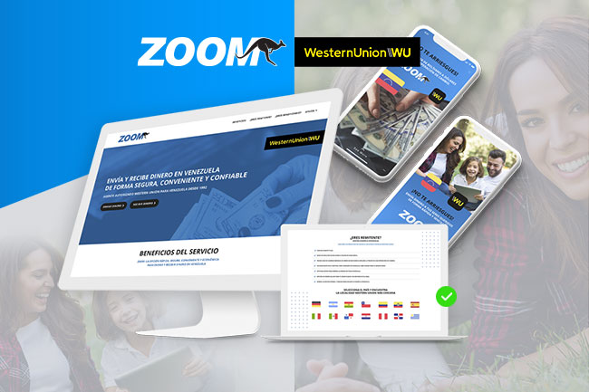 Zoom y Western Union